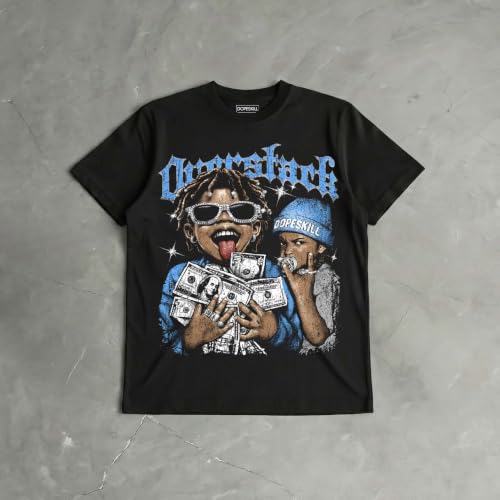 Image of DopeSkill Graphic Tee Streetwear Hip Hop Hypebeast Street Style Unisex T-Shirt Sneaker Colour Matching Shirts Swag Y2K Style