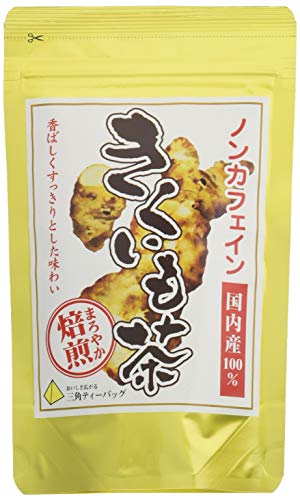 健茶館 国内産きくいも茶12P TT 31.3g ×12個 デカフェ ノンカフェイン ティーバッグ
