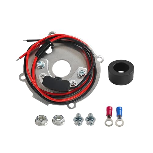 BuliBoao 1146A Electronic Ignition Conversion Kit, Ignitor Ignition Kit 4Cyl Distributor Fits for Mercruiser 140 120 OMC Waukesha Clark