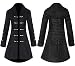 BAIHUODRESS Abrigo Largo Estilo Gotico Medieval Steampunk para Mujer Chaqueta Floral de...