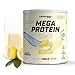 Produktbild Energybody® Mega Protein H2O 900g / Für Wasser optimiertes Eiweiss Protein Pulver als Whey Casein Mix/Eiweißpulver zuckerarm, fettarm, glutenfrei/Mehrkomponenten Protein (Quark-Zitrone)