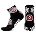 NCAA Ohio State Buckeyes Men's Quarter Socks, Black/Scarlet/White/Gray