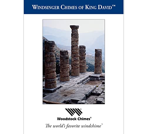 Woodstock Chimes Signature Collection, Windsinger Chimes of King David, 88'' Silver Wind Chimes for Outdoor, Patio, Home or Garden Décor (WWKD) - Thumbnail 5