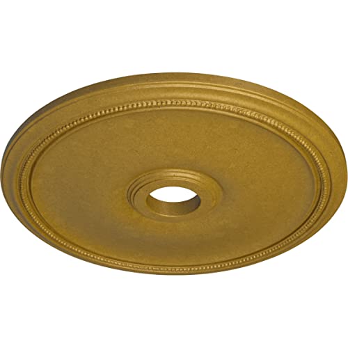 Médaillon de plafond Theia peint à la main or pharaons d61cm