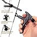 sntxmy Bow Release for Compound Bow 360° Rotatable Thumb Release for Compound Bow Archery Trigger Release (4 Fingers Blue)