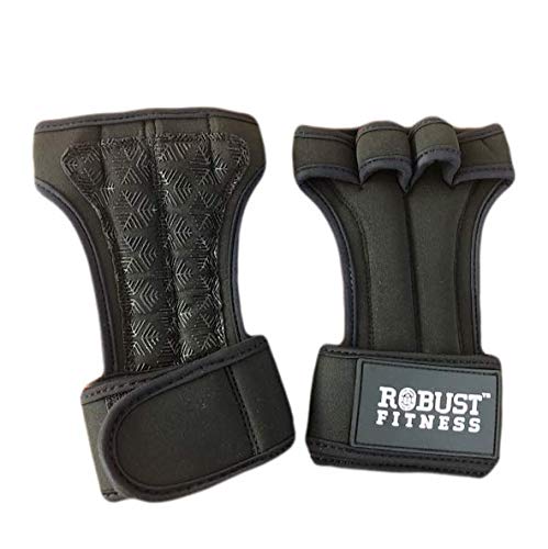 ROBUST FITNESS New Weightlifting Gloves with Built-in Wrist Wraps, Palm Protection