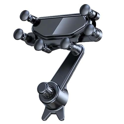 EFVTOIL Vent Car Phone Holder for Toyota 4Runner bZ bZ4X C-HR Corolla Cross FJ Cruiser 2000-2026, 360° Rotation Adjustable Portable Air Vent Smartphone Mount, Anti-Slip Silicone,Black