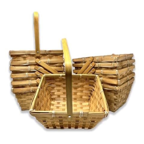 12 Pack Bamboo Gift Baskets - L The Lucky Clover Trading Company Cover