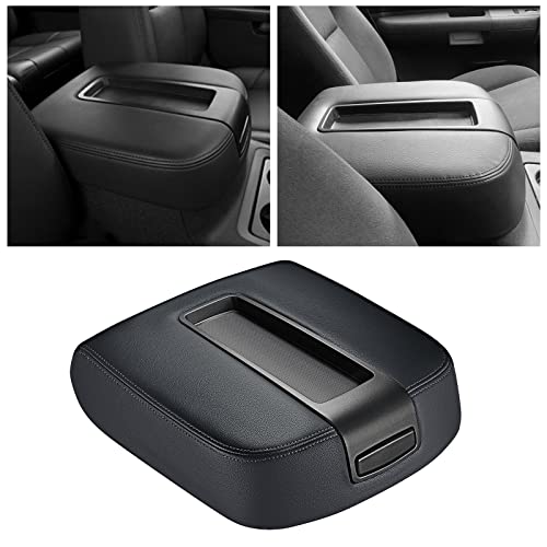image for SPEEDWOW Center Console Lid Armrest Cover for Chevy Avalanche Silverad