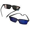 Smart Novelty Spy Glasses Rear View Mirror Vision See Behind You Sunglasses for Kids – Pack of 2 Rearview Spy Sunglasses