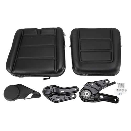 Tractor Rounded Curved Curved Bends Pu Leather Car Seat in Excavator Replacement for Forklift Dozer Telehandler