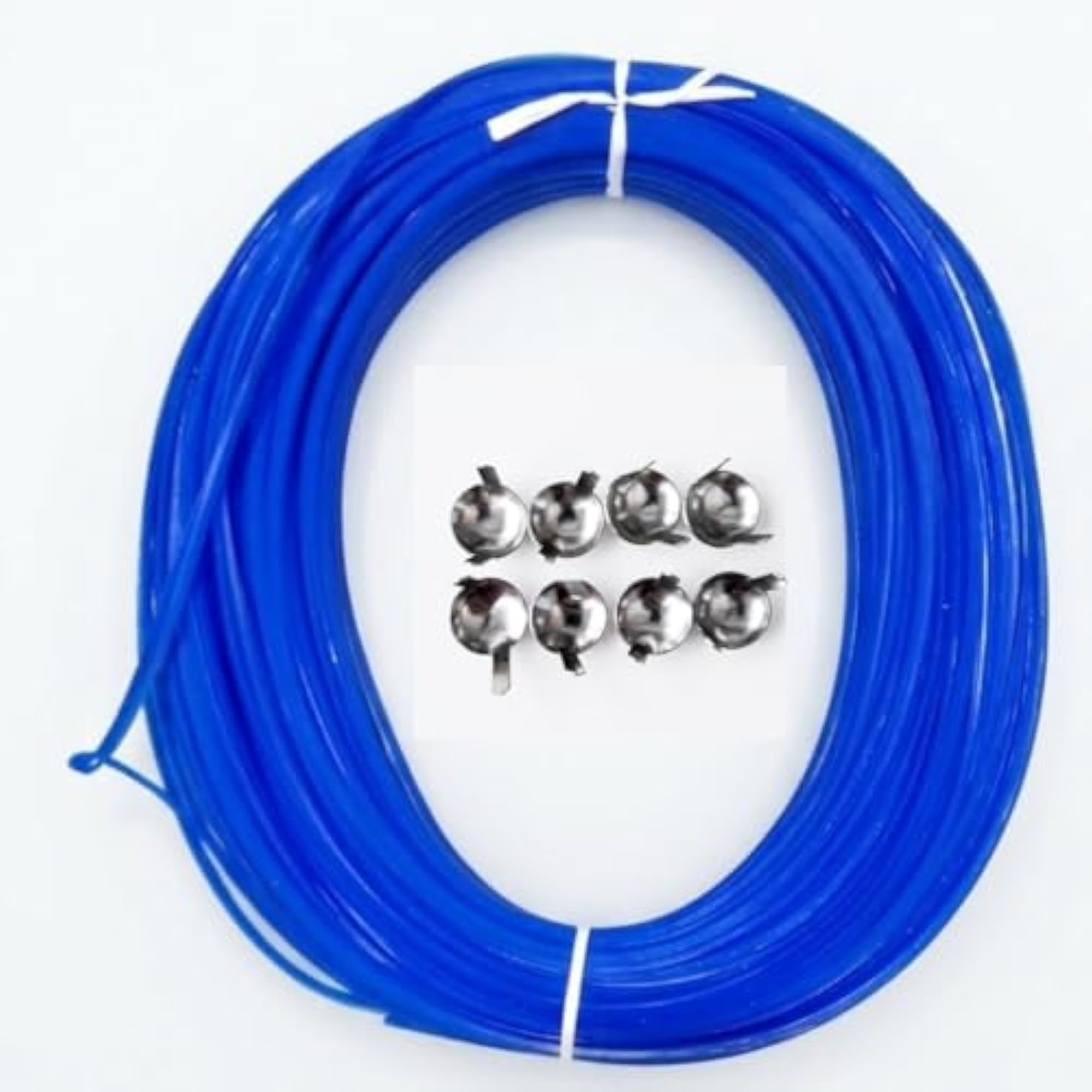 Blue Basket Making Wire with 8 Metal Buttons for Strong Base Support