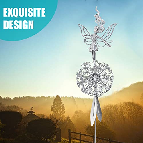 Uniq Ghuds Fairy Garden Accessories Stakes, Metal Outdoor Garden Decor For Outside Yard Decor Statues, Patio Decorations Yard Art Lawn Decor Ornaments, Garden Stakes Decorative Sculpture #TOP2