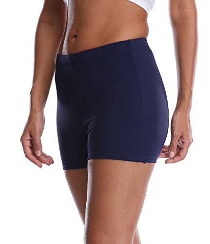ALove Swim Shorts for Women Plus Size Board Short Beach Swim Bottom Navy Blue 20