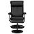 FlashFurniture Contemporary Leather Recliner/Ottoman with Wrapped Base by Flash Furniture