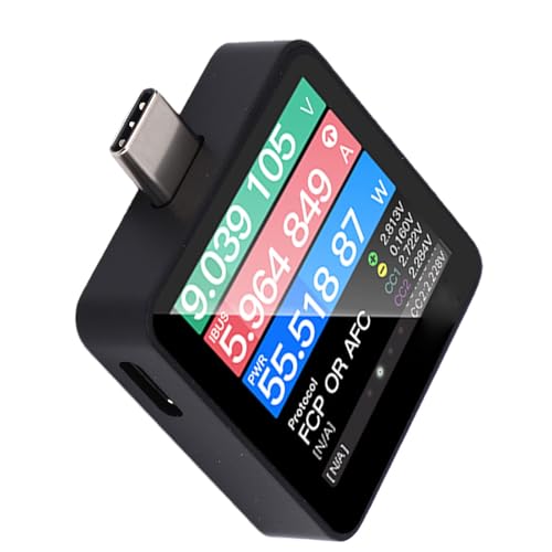 Multimètre USB C écran IPS 1,54 pouces GOWENIC haute précision avec puce ARM Cortex M4