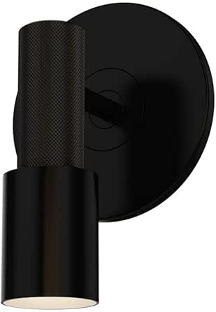 ET2 Lighting E21720-BK Handler - 5W 1 LED Wall Sconce-5.75 Inches Tall and 5 Inches Wide, Finish Color: Black