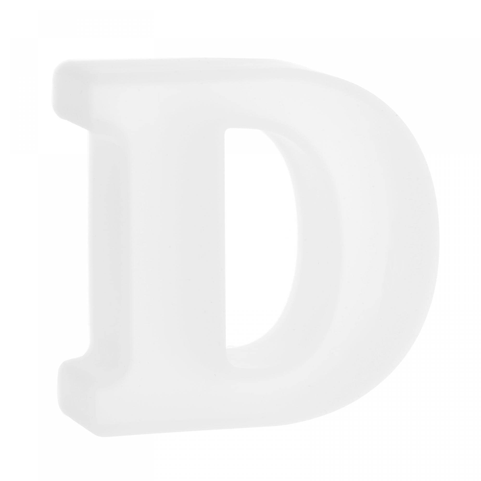 Moule alphabet 3D en résine pour réussir vos moulages de lettre D