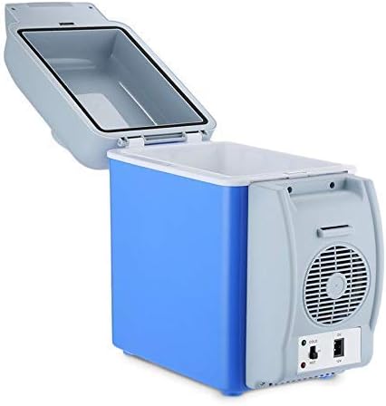 SkyFlag 7.5L Mini Car Refrigerator – DC 12V Portable Cooler & Warmer | Compact Thermoelectric Travel Fridge for Car, Home, Office | Lightweight & Durable | 1 Year Warranty (Grey)