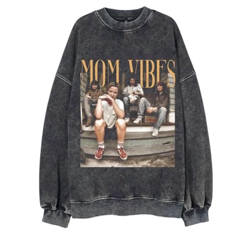 Bellelement Vintage 90s Mama Vibes Sweatshirt Thug Life Mama Shirt 3XL Black