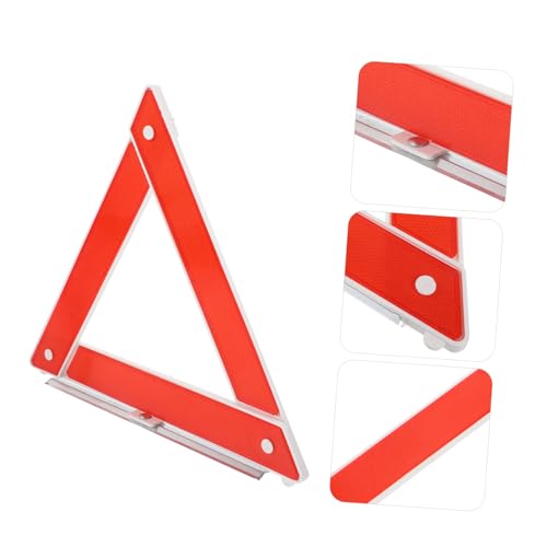Kit de 2 triángulos de seguridad para autos portátiles miniatura 3