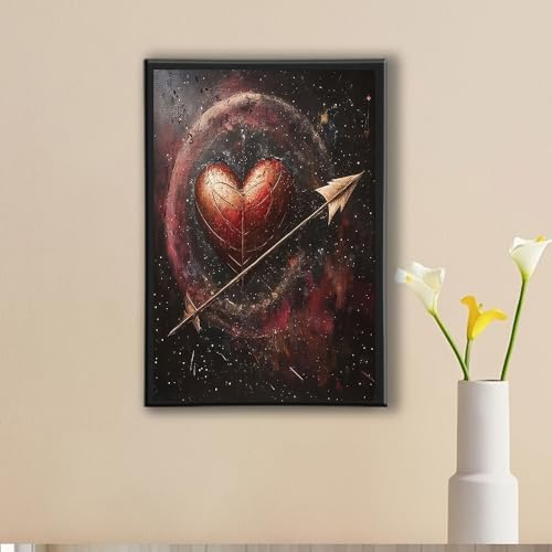Tableau sur toile moderne SPXLUCAU peinture murale 55x75cm sans cadre