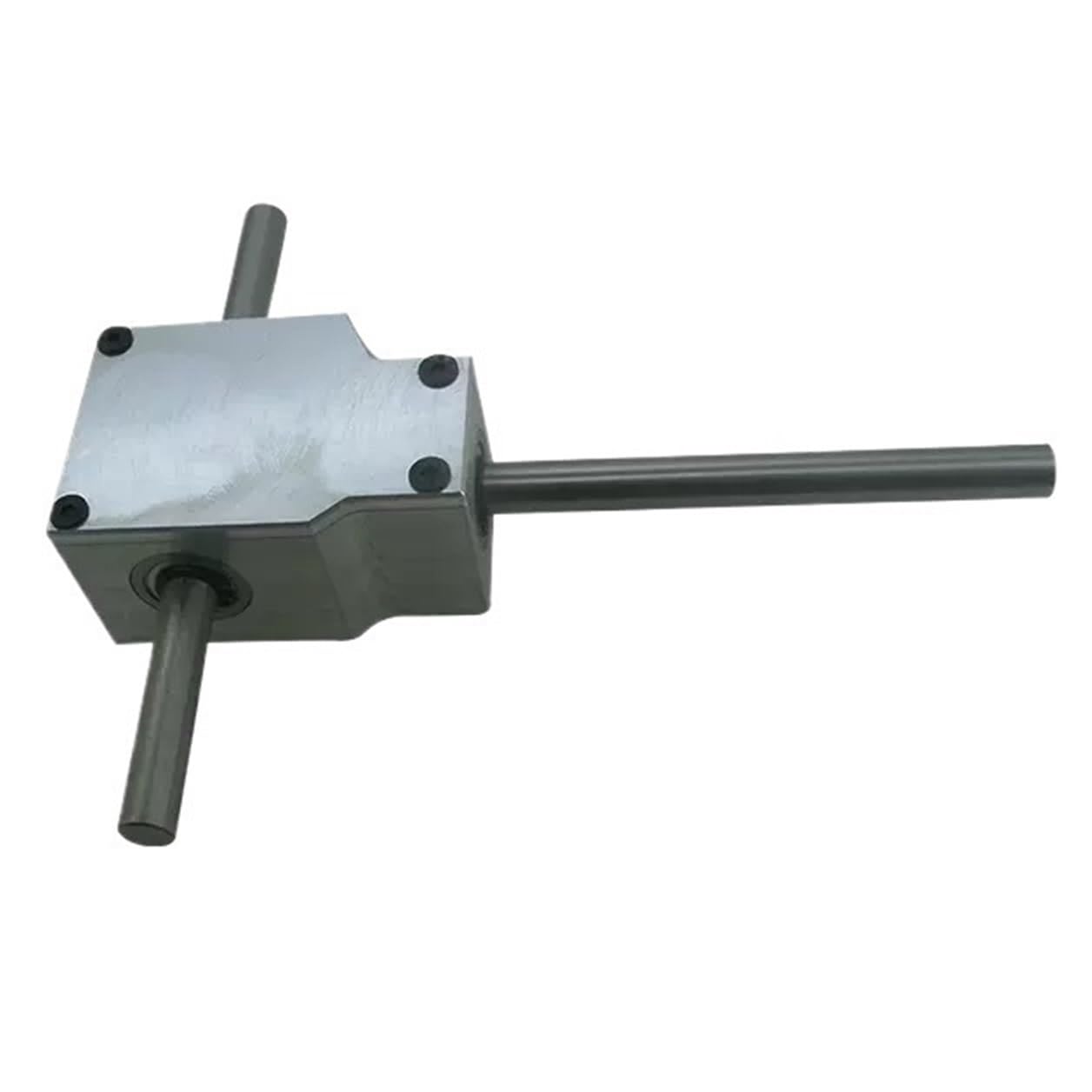 Mechanical Steering 1pcs Right Angle Spiral Bevel Gear Steering Gearbox 8mm 10mm Output Shaft 1:1 Transmission 90 Degree Reduction Commutator Direction Transmission(8mm)