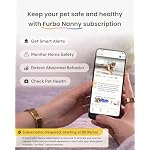 Furbo 360° Cat Camera [Subscription Required] Unlock w/Paid Plan: Home Security & Pet Safety Alerts, Rotating Treat Toss w/ 2-Way Speaker, Smart Cam w/Phone App (Low Risk, 3mo Min. Cancel Anytime) - Image 5