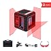 Produktbild ADA Cube 3D Ultimate  Selbstausrichtende Laserwasserwage mit Kreuzstrahlen, 20 m Arbeitsbereich (70 m Modus mit Laser-Receiver). 2 vertikale und 1 horizontaler Strahl