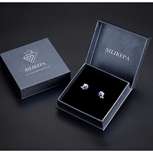 Dolphin Earrings 925 Sterling Silver With Cz Ocean Stud Earrings Dolphin Stud Earrings Christmas Jewelry Gifts For Women Girls #TOP6