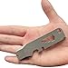 Epichao Titanium Mini EDC Keychain Pry Bar with Bottle Opener Portable Multi Outdoor Emergency Tool