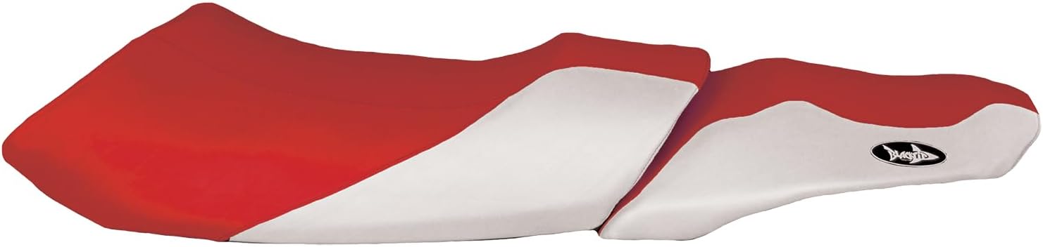 BlackTip Jetsports Seat Cover Compatible with Yamaha 1999-2004 XL700/1998-1999 XL760/1998 XL1200 (Burgundy/White)
