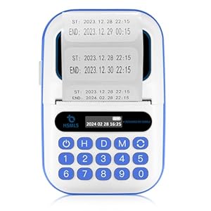 symcode Time-Management Label Printer Thermal Time Validity Period Management Printer Direct Thermal Printer for Bakery, Quick Service Restaurant, Hospital Drug Time Management Label Printer