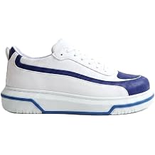 ZRC241X Y ksek Kalite Ortopedik Taban Ba c kl  Erkek Sneaker Sax Beyaz