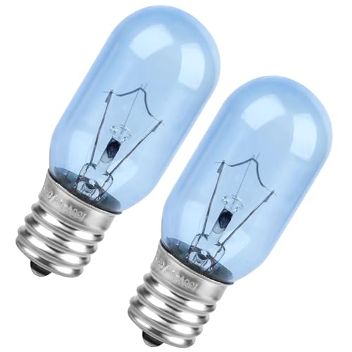 2 Pack 297048600 Refrigerator Light Bulb T8 40W 120V for Frigidaire Whirlpool Kenmore KitchenAid Electrolux Refrigerator Light Bulb, Replaces 241552802 AP3770086 AP3867287 AH976993 EA976993 EA1149215