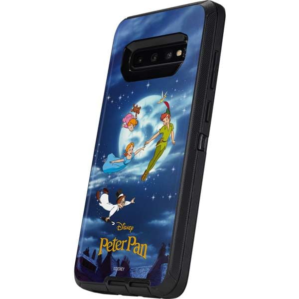Skinit Decal Phone Skin Compatible with OtterBox Defender Galaxy S10 Plus - Officially Licensed Disney Peter Pan Wendy and The Boys to Neverland Design2