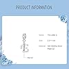 sam panda Breloque lettre de l'alphabet en argent sterling 925 compatible avec bracelets et colliers à breloques européens,5A Zircone #3
