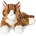 Bearington Lil' Tabby Small Plush Stuffed Animal Orange Striped Tabby Cat, Kitten 8 inches