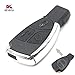 Keyecu Modified Smart Remote Key Shell Case Fob 3 Button for Mercedes-Benz CLS C E S(Only Key Shell)