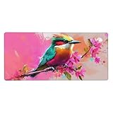 【Große Mausmatte】Mauspad dick und langlebig 3 mm, hält länger und minimiert Ausfransen. Diese Schreibtischmatte bietet ausreichend Platz für Ihre Maus, Tastatur und anderes Zubehör.