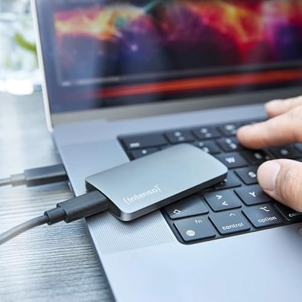 Intenso External SSD TX800 портативный твердотельный накопитель 500 ГБ сверхскоростной USB 3.2 Gen 2 x 2 20 Гбит с до 2100 МБ с