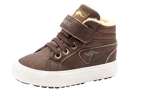 KangaROOS Sneakersy uniseks Kavu Iii Low-Top, Ciemnobrązowy piasek 01400 343, 9 UK