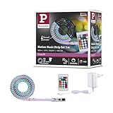Paulmann SimpLED LED Strip RGBIC Motion Music Komplettset 10m beschichtet 32W 130lm/m 420 LEDs/m RGB 36VA 79565