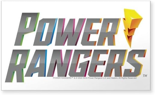 CafePress Power Rangers Stacked Logo Rectangle Bumper Sticker Car Decal