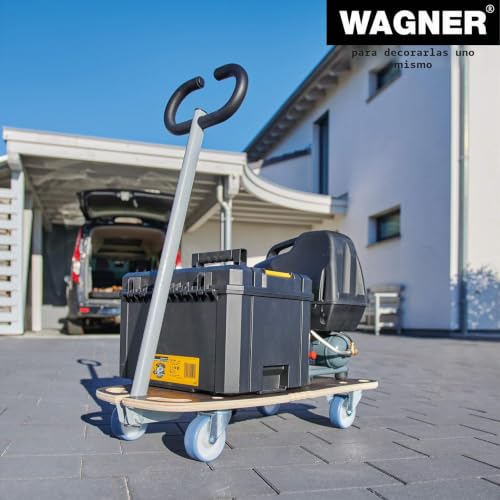 Plataforma de carga Wagner para mudanzas y talleres con base antideslizante de 40 x 80 cm 7