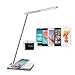 Produktbild ELINKUME 5W Qi Schreibtischlampe Wireless Charging 48 * 4014 SMD LED Schreibtischlampe Modern Design 800LM Dimmbar Touch Schreibtischleuchten Flexibel Tischlampe