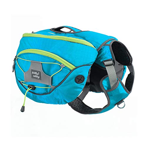 PETTOM Mochila para perro 2 en 1  color azul  ligera  impermeable  desmontable  con bolsillos