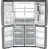 GE PAD28BYTFS 36 Inch Freestanding 4-Door French Door Smart Refrigerator with 28 cu. ft.