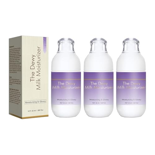 Loción Hidratante de Leche, Crema Hidratante Diaria, Ligera e Hidratante, Refrescante y No Grasa, de Rápida Absorción, Apta para Piel Seca y Mixta