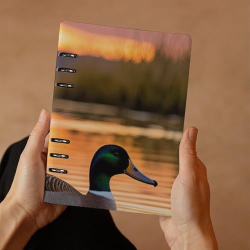 Carnet A5 en cuir rechargeable pour notes d'affaires et planification - 7